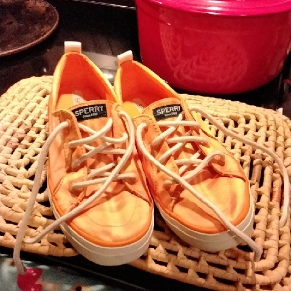 Womens Sperry Creamsicle Sz 8 Sneakers